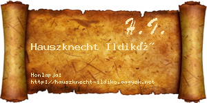 Hauszknecht Ildikó névjegykártya